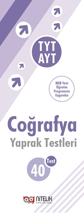 Resim YKS TYT-AYT COĞRAFYA YAPRAK TEST ( 40 TEST )