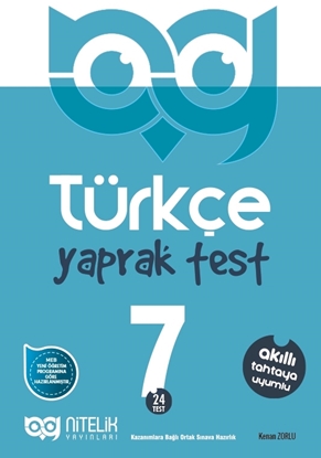 Resim 7.SINIF TÜRKÇE YAPRAK TEST ( 24 TEST )