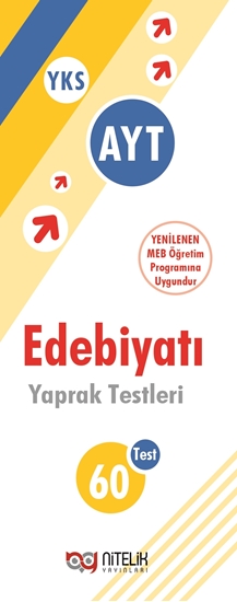 resm YKS AYT EDEBİYATI YAPRAK TESTLERİ ( 60 TEST )