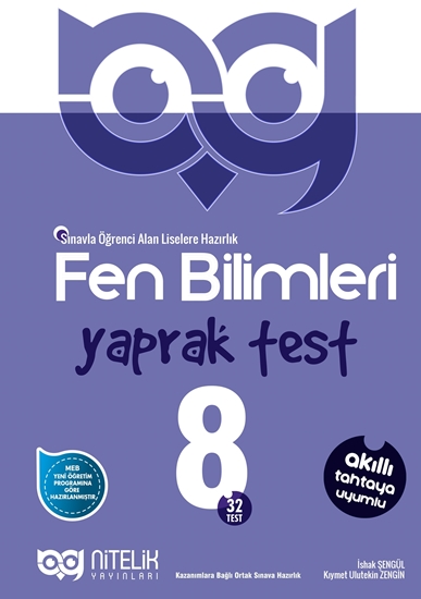resm 8.SINIF FEN BİLİMLERİ YAPRAK TEST ( 32 TEST )