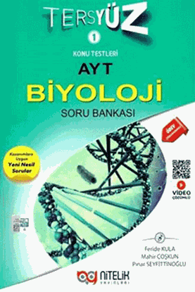 Resim YKS AYT TERSYÜZ BİYOLOJİ SORU KİTABI