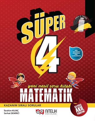 Resim 4.SINIF SÜPER YENİ NESİL MATEMATİK SORU KİTABI