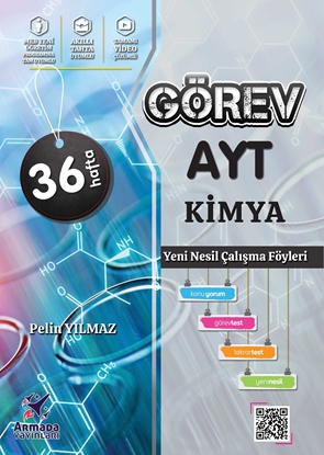 Resim ARMADA GÖREV YKS AYT KİMYA YENİ NESİL ÇALIŞMA FÖYLERİ (36 HAFTA)