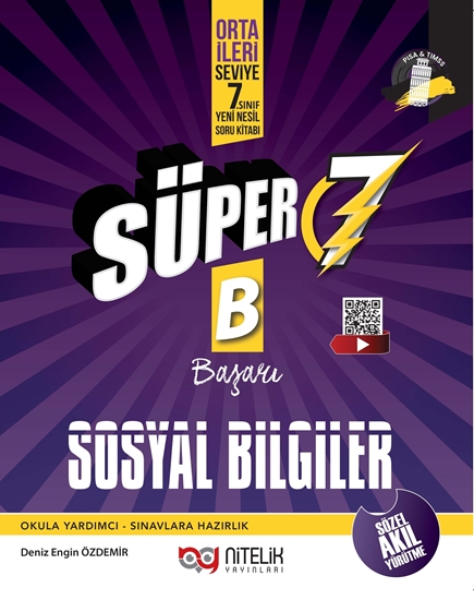 resm SÜPER 7 SOSYAL BİLGİLER YENİ NESİL SORU KİTABI