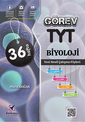 Resim ARMADA GÖREV YKS TYT BİYOLOJİ YENİ NESİL ÇALIŞMA FÖYLERİ