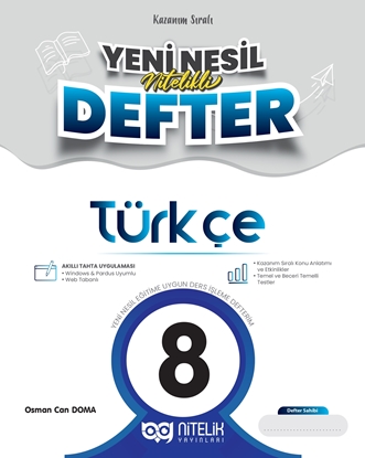 Resim 8.Sınıf Türkçe Yeni Nesil Nitelikli Defter