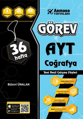 Resim ARMADA GÖREV AYT COĞRAFYA YENİ NESİL ÇALIŞMA FÖYLERİ