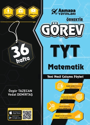 Resim ARMADA GÖREV TYT MATEMATİK YENİ NESİL ÇALIŞMA FÖYLERİ