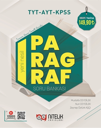 Resim YKS-TYT-AYT-KPSS PARAGRAF SORU BANKASI