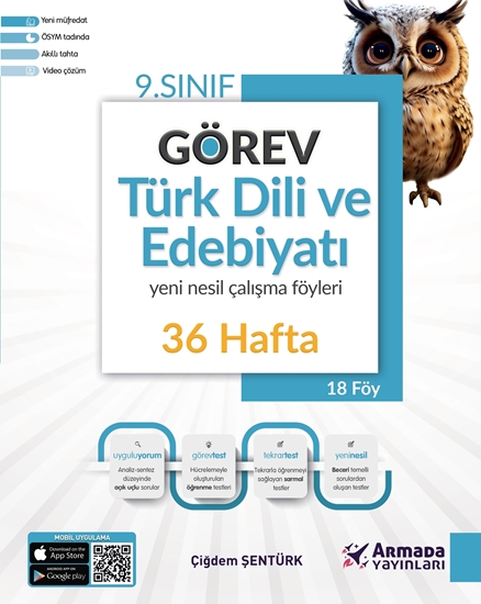 resm ARMADA 9.SINIF GÖREV TÜRK DİLİ VE EDEBİYATI ÇALIŞMA FÖYLERİ (36 HAFTA)*YENİ*