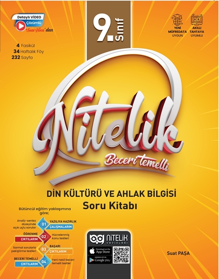 resm NİTELİK 9.SINIF DİN KÜLTÜRÜ VE AHLAK BİLGİSİ SORU KİTABI BECERİ TEMELLİ