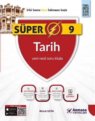Resim ARMADA 9.SINIF SÜPER TARİH  YENİ NESİL  SORU KİTABI