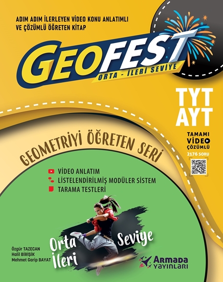 resm ARMADA YKS TYT AYT GEOFEST ORTA İLERİ SEVİYE SORU KİTABI