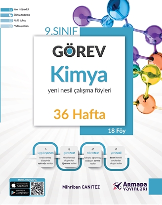 Resim ARMADA 9.SINIF GÖREV KİMYA ÇALIŞMA FÖYLERİ (36 HAFTA) *YENİ