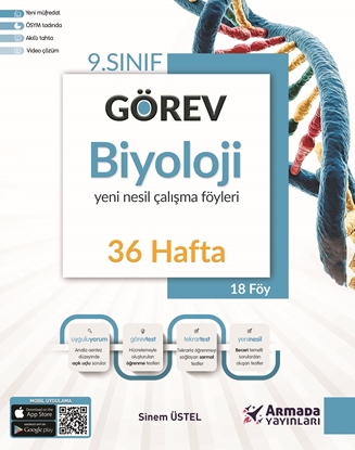 Resim ARMADA 9.SINIF GÖREV BİYOLOJİ ÇALIŞMA FÖYLERİ (36 HAFTA)