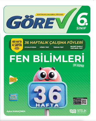 Resim NİTELİK 6.SINIF GÖREV 6 FEN BİLİMLERİ (36 HAFTA)