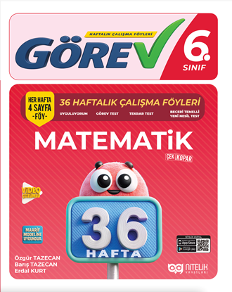 Resim NİTELİK 6.SINIF GÖREV 6 MATEMATİK (36 HAFTA)