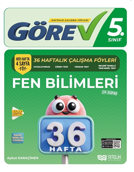 resm NİTELİK 5.SINIF GÖREV FEN BİLİMLERİ (36 HAFTA)