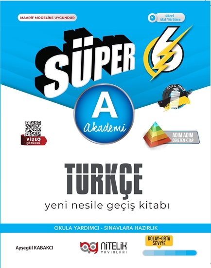 resm NİTELİK 6.SINIF SÜPER TÜRKÇE (A) YENİ NESİL GEÇİŞ KİTABI