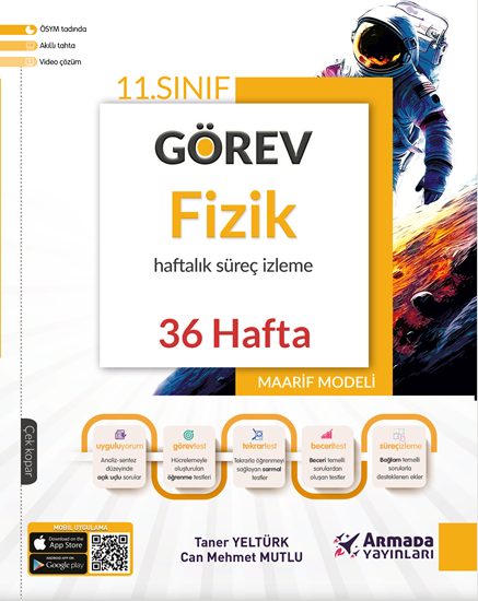 resm Armada 11.Sınıf Fizik Görev Haftalık Süreç İzleme Kitabı  (36 HAFTA)